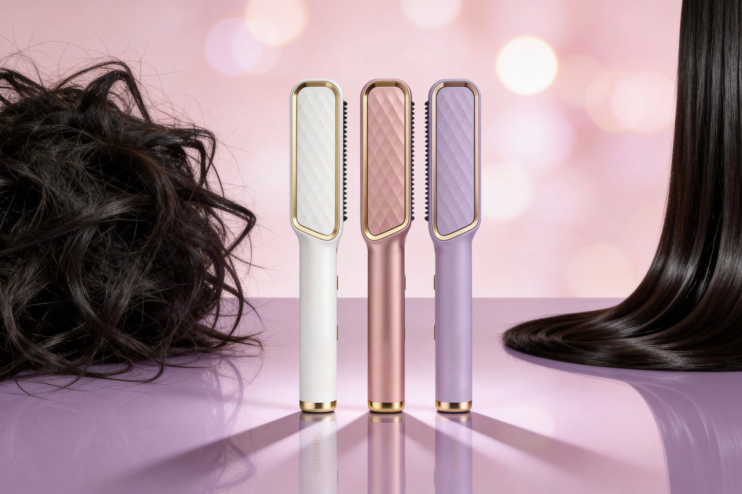 El Original SilkBrush AURA™ – Cepillo Alisador Iónico Profesional