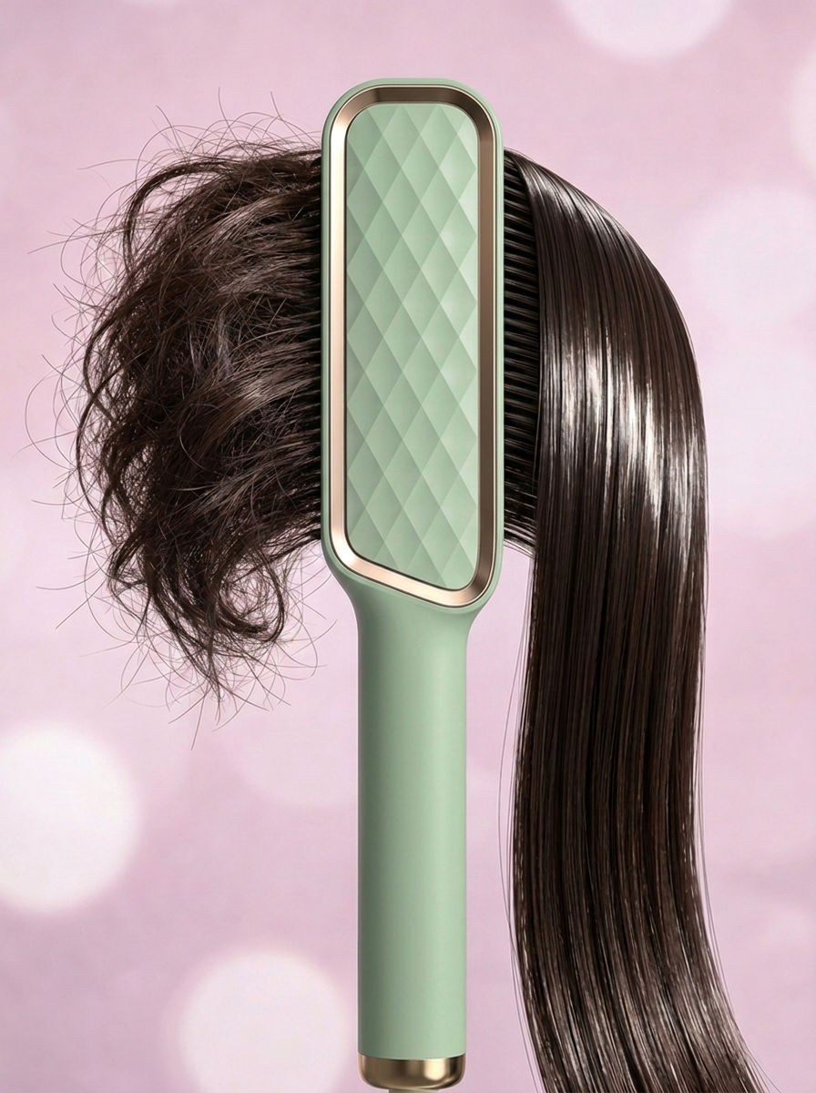 El Original SilkBrush AURA™ – Cepillo Alisador Iónico Profesional